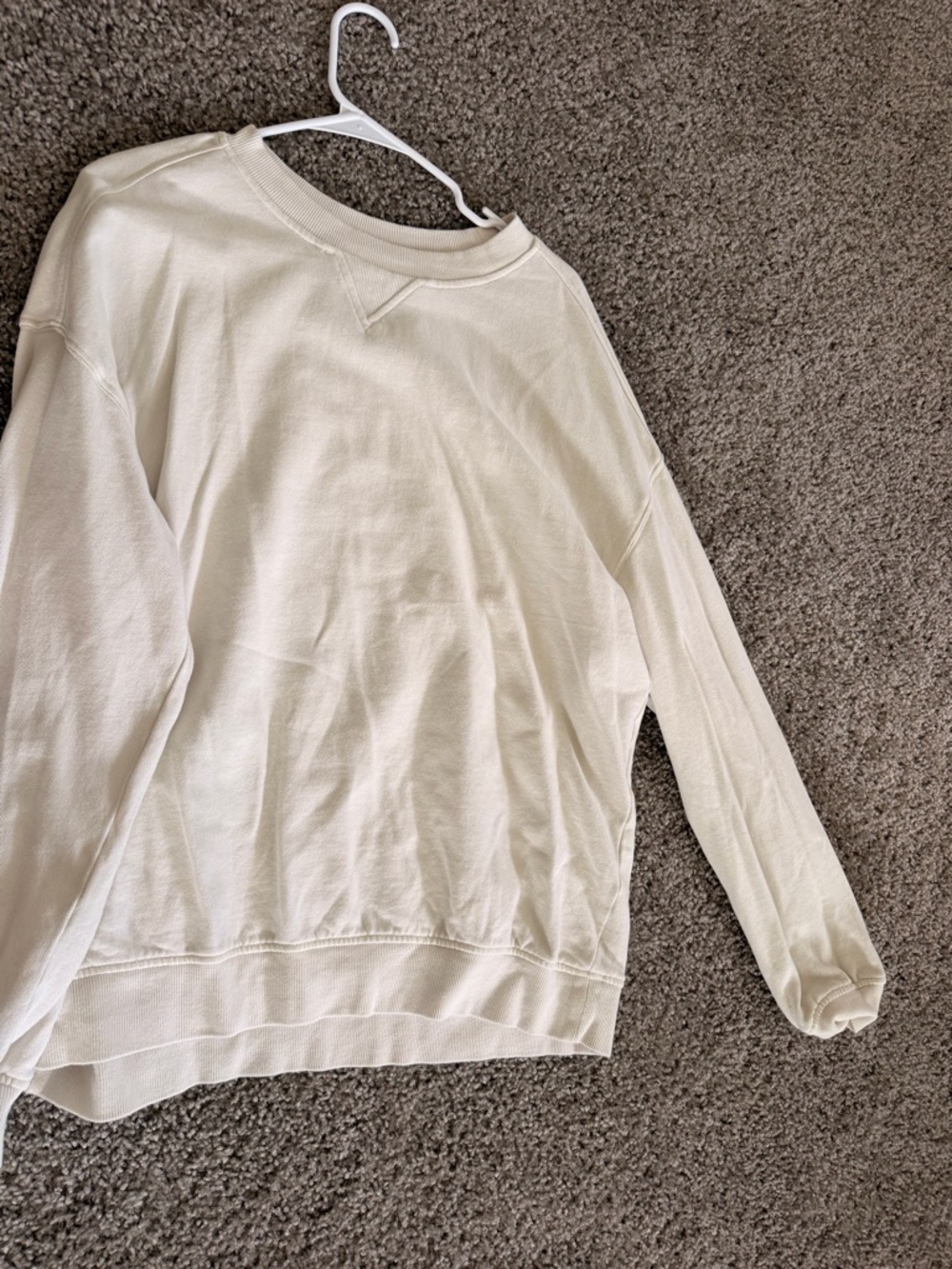Good Fellows Cream Crewneck Sweatshirt